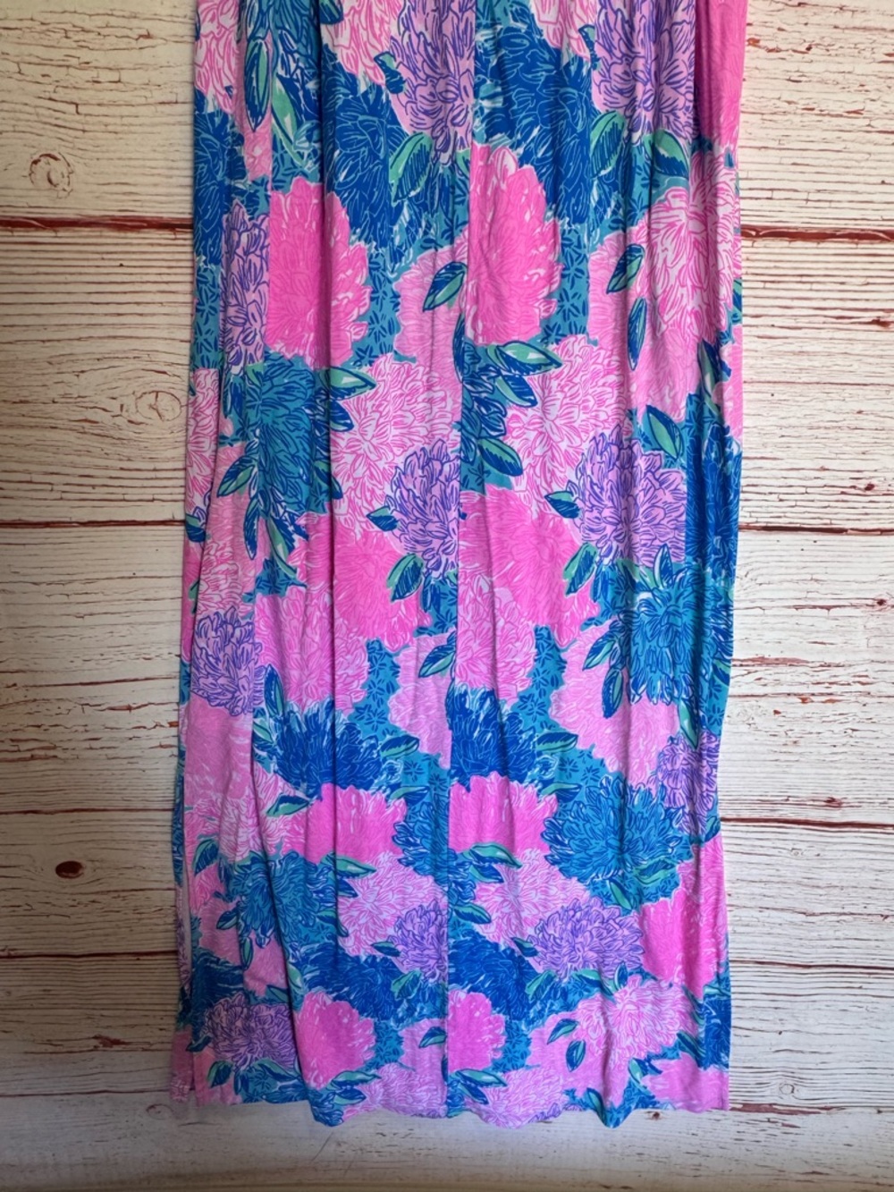 Lilly Pulitzer Bingham Halter Midi Dress in Multi Beach House Blooms Sz M - Picture 13 of 16